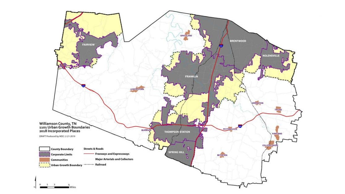 williamson county zoning map Rural Development Patterns Growth Boundaries Could Change As williamson county zoning map