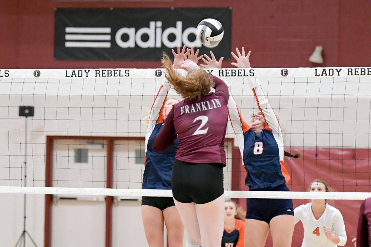 Roundup Franklin Volleyball Takes Marathon Match Over Page Lady
