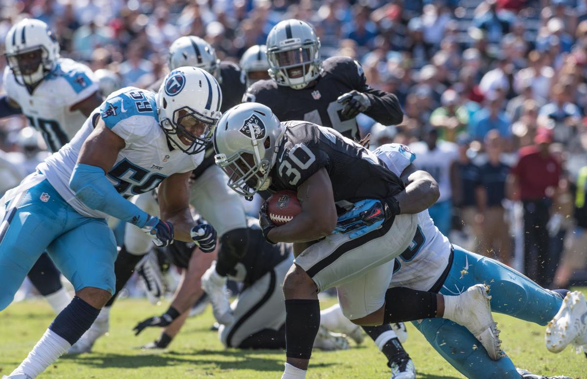 Nfl Football Tennessee Titans Vs Oakland Raiders Franklin