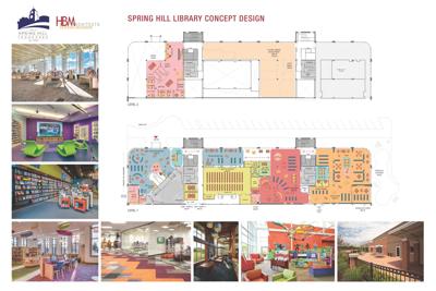 Spring Hill Public Library concept design