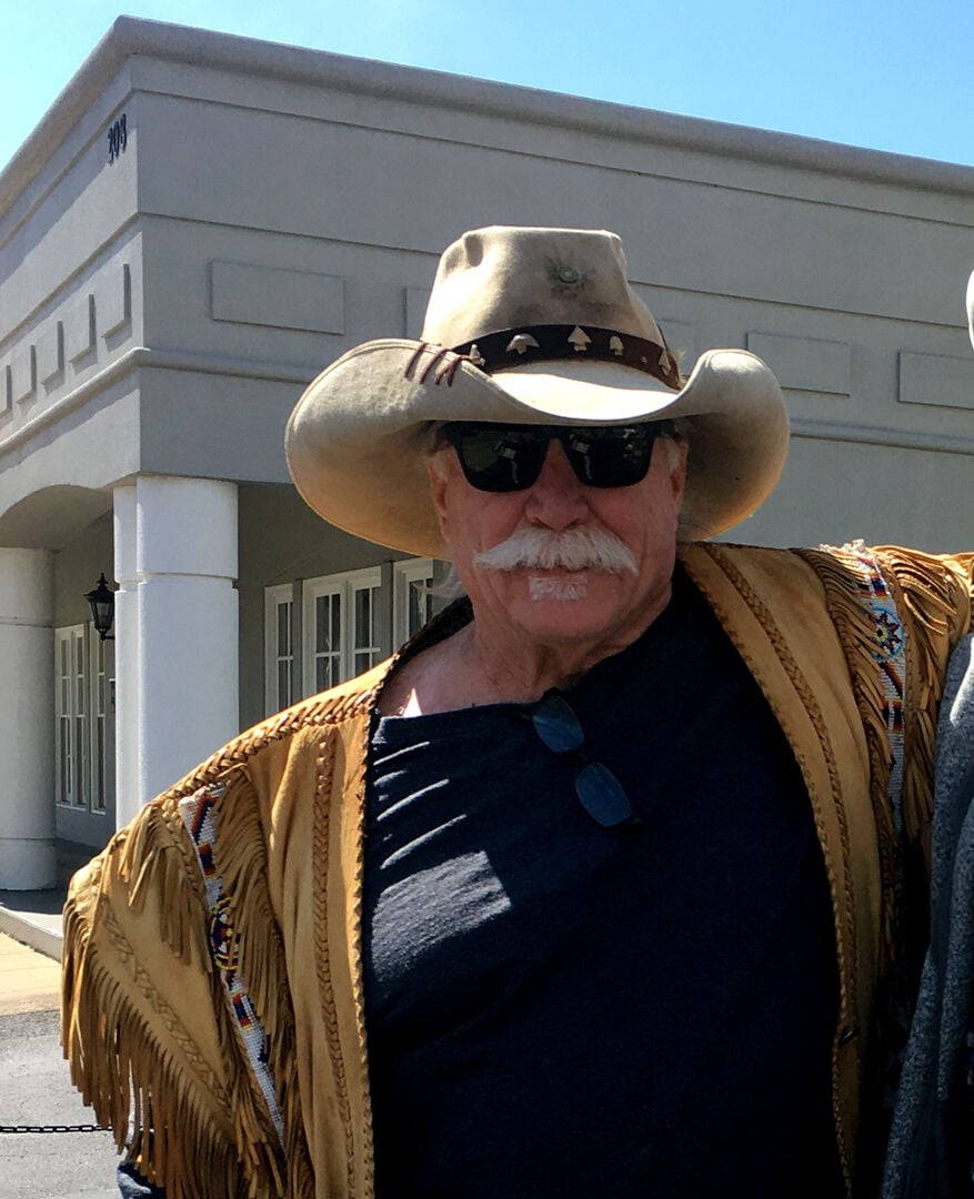 worn cowboy hats