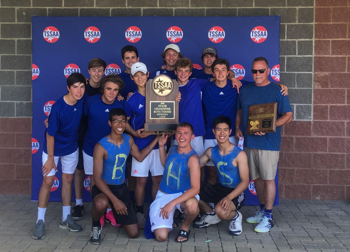 State Tennis Brentwood Sweeps Team Championships Sports