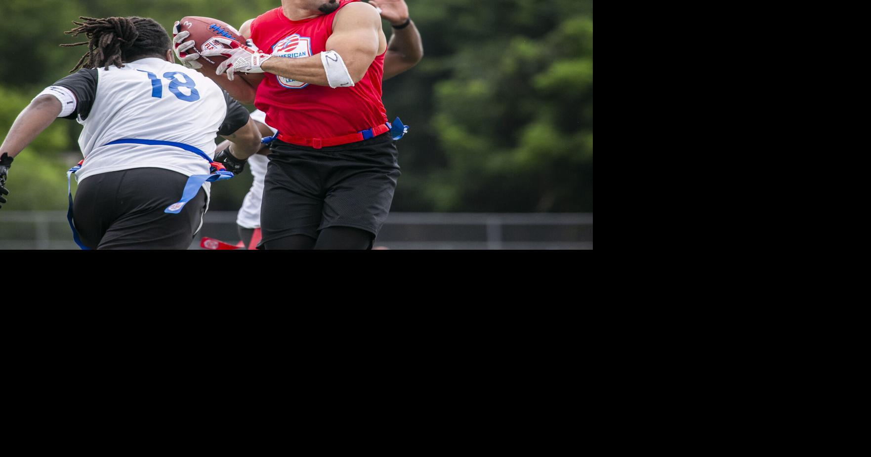 Dozens tryout for inaugural pro flag football team helmed by Fairview's