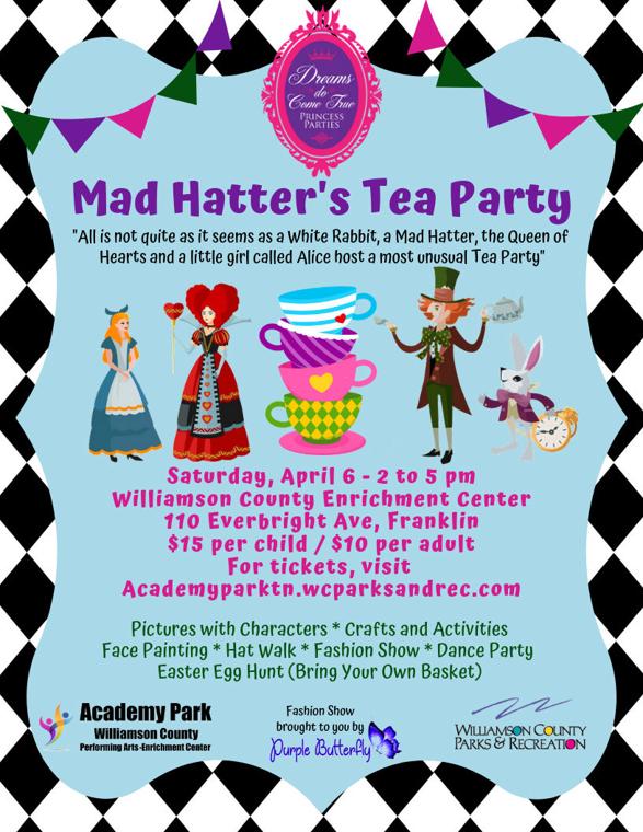 Host a Mad Hatter style tea party with quirky Alice in Wonderland