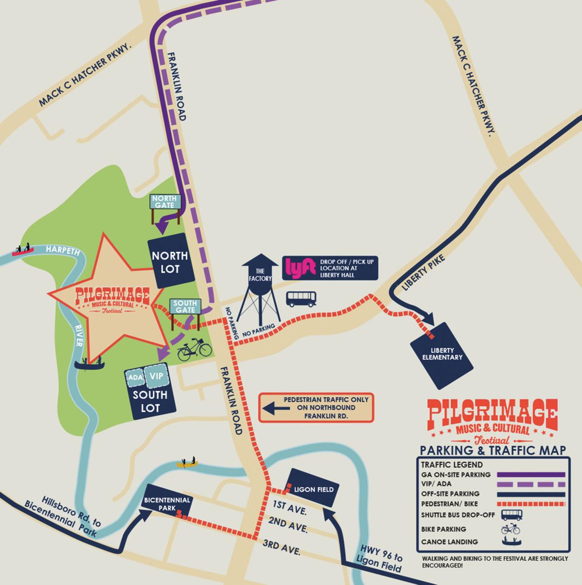 Make the Pilgrimage Ride, walk, bike or canoe to ease traffic, stress