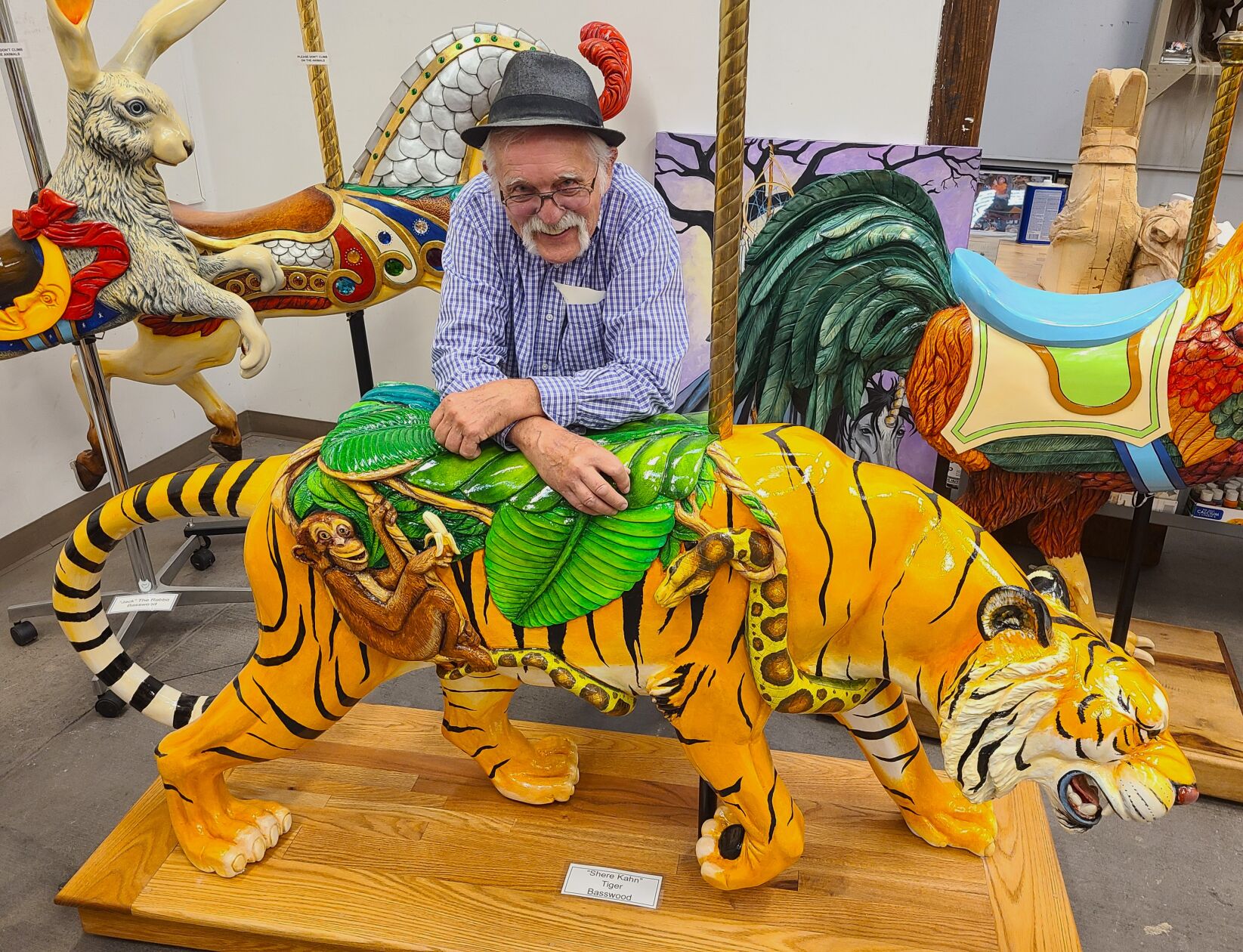 Franklin carver Ken Means' carousel nears completion | Local News