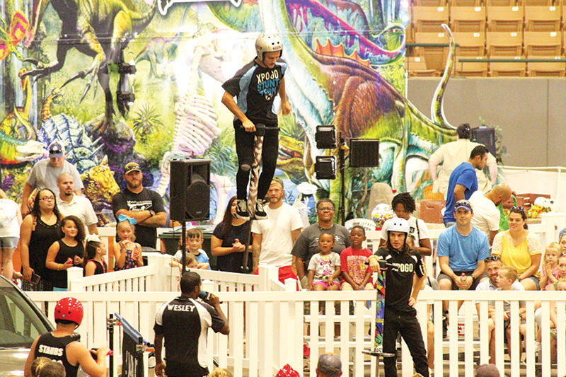 Extreme Pogo Champion Returns Home To Perform At Fair