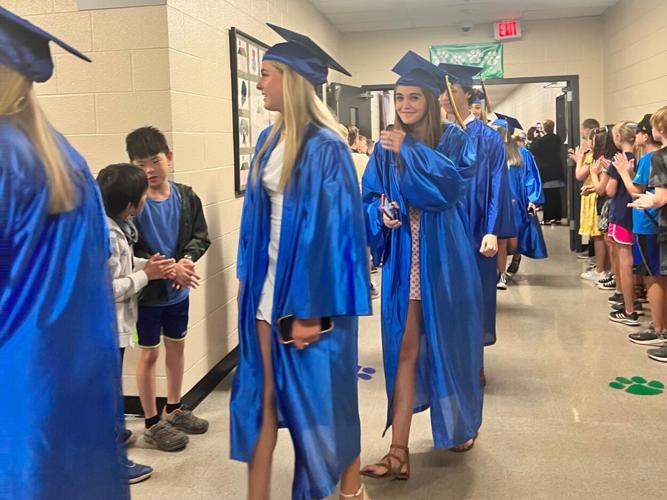 Soon-to-be Brentwood High graduates visit old elementary schools