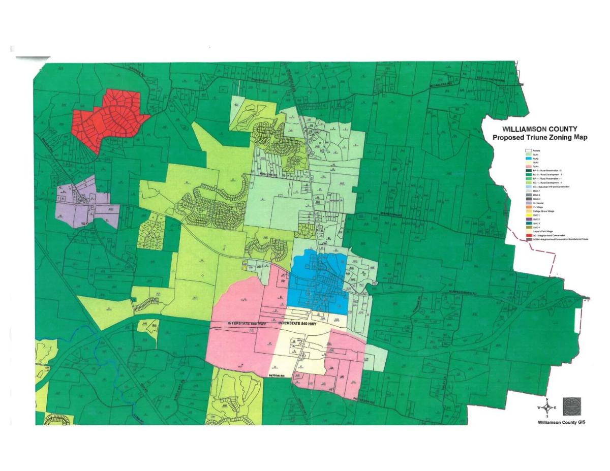 Franklin Tn Zoning Map County Passes Zoning Changes To Decrease Development Density In  Unincorporated Areas | News | Williamsonherald.com