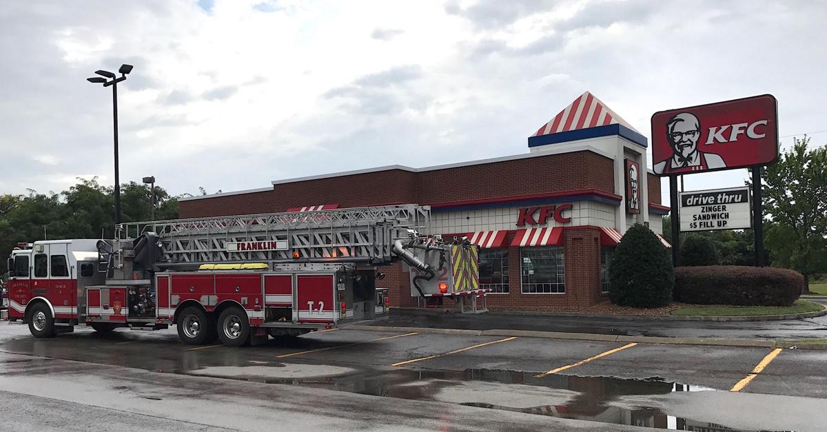 Franklin Fire Department Responds To Kfc Structure Fire On