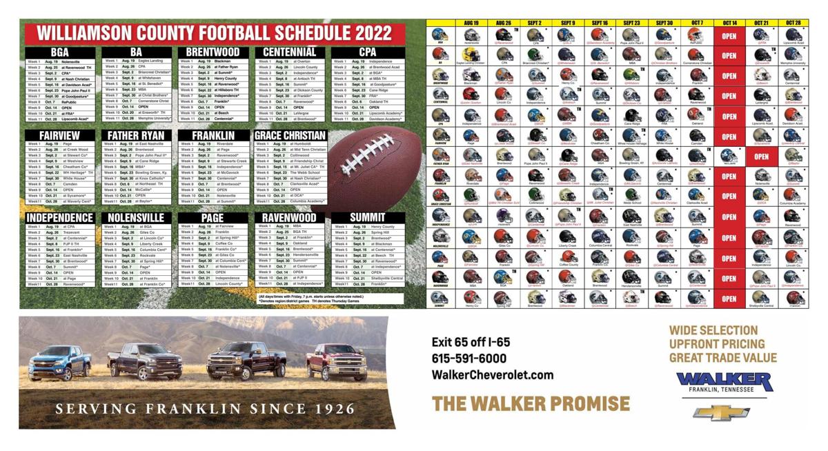 Football Schedule 2022