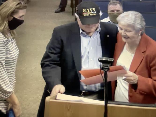 Local Navy veteran honored with Quilt of Valor at Brentwood ...