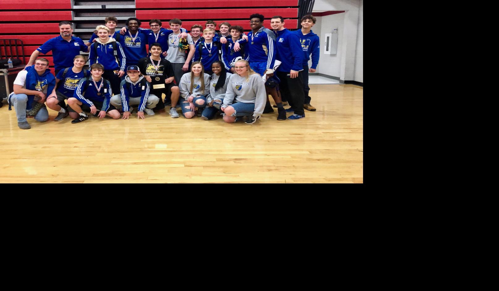 Wrestling Brentwood Claims Team Championship Four Bruins Win