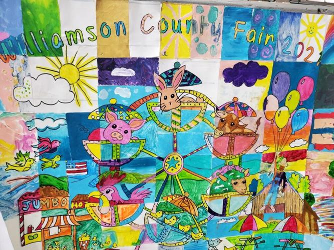 2021 Williamson County Fair Community Art Project Mural
