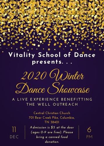2020 Winter Dance Showcase Flyer