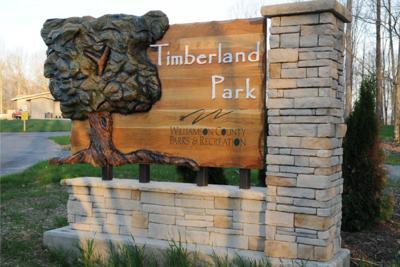 Timberland Park sign