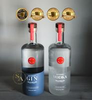 Franklin Distillery scores additional awards for its Southern Gin, Southern Vodka products