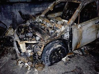 Brentwood Subaru fire November 2021