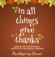 Ebenezer UMC to host Community Thanksgiving Dinner