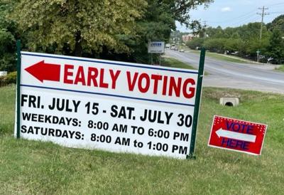 Early Voting sign