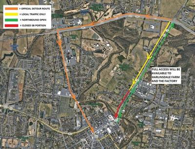 Franklin Road closure August 2022