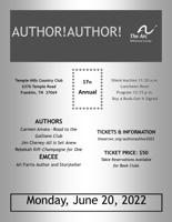 Three writers scheduled for Arc Williamson County’s annual Author!Author! luncheon