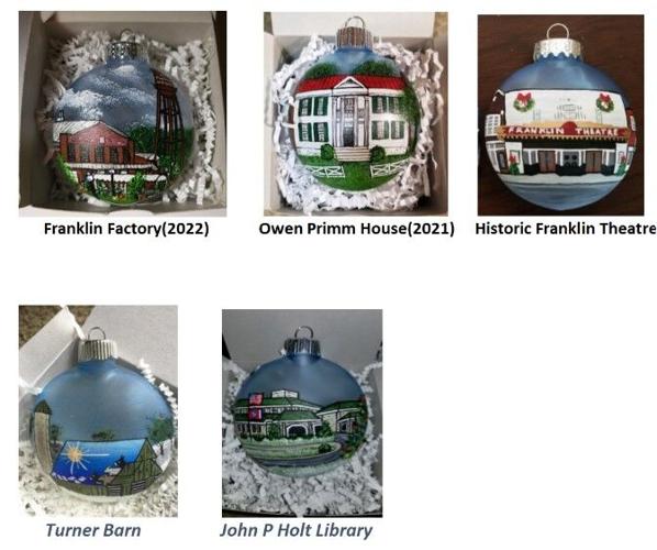 Brentwood Franklin Woman’s Service Club Ornaments 2022