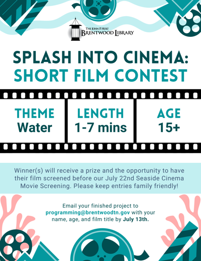 Splash into Cinema: Short Film Contest