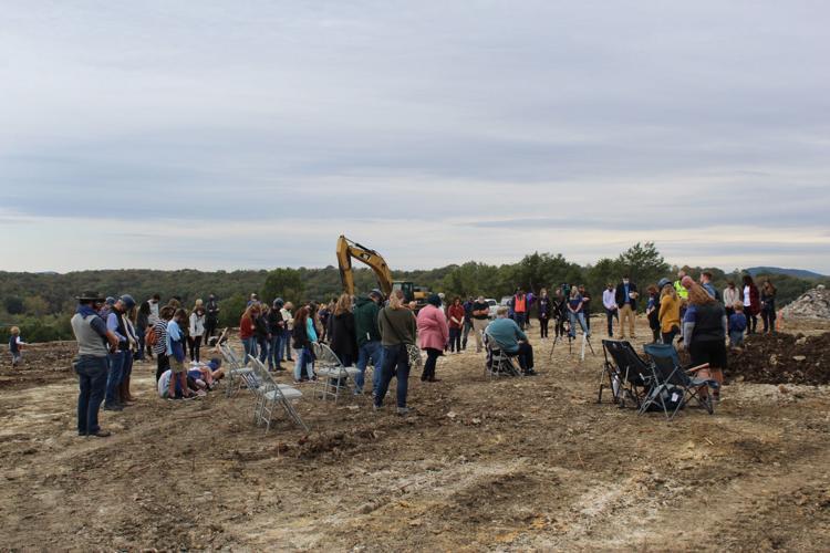 Members of The Village Church gather to celebrate breaking ground on their new ministry center 10.18.2020.JPG