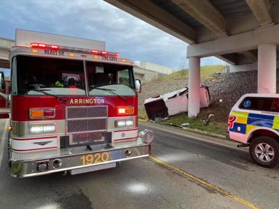 Arrington Fire Rescue crash 840 030420