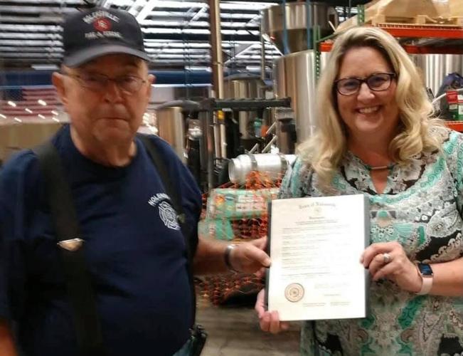 Commissioner Lisa Garramone Nolensville Volunteer Fire Department Chief Presley Hughes