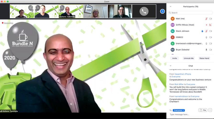 Virtual Ribbon Cutting