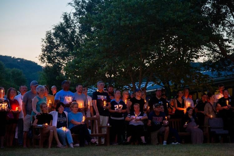 BPD Officer Destin Legieza family candlelight vigil