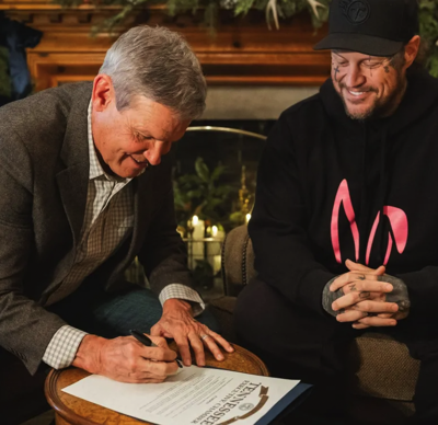 Gov. Bill Lee and Jelly Roll