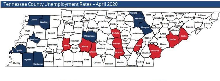 County unemployment