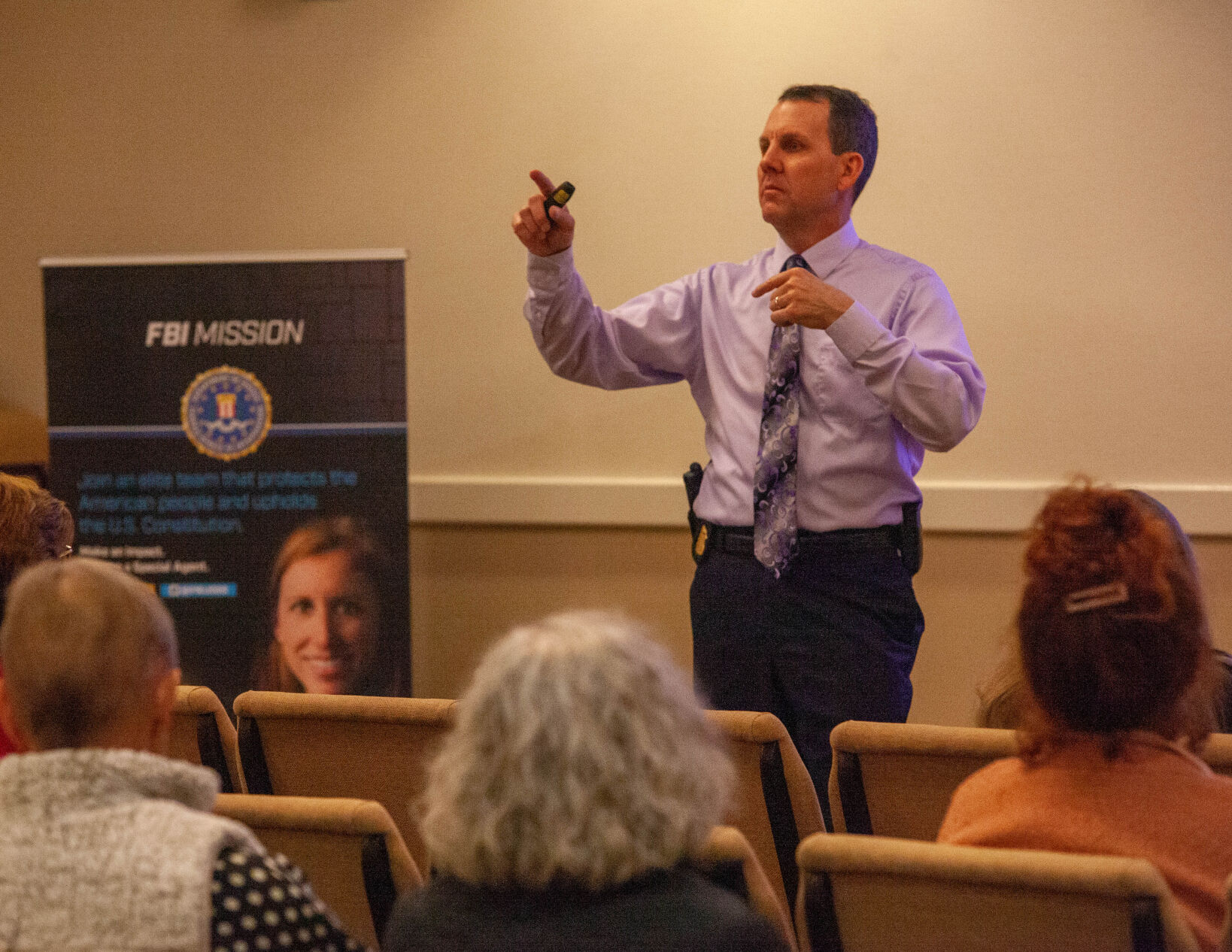 FBI Special Agent Stephen Fogarty Nolensville Town Hall