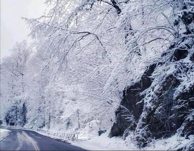 Snow road