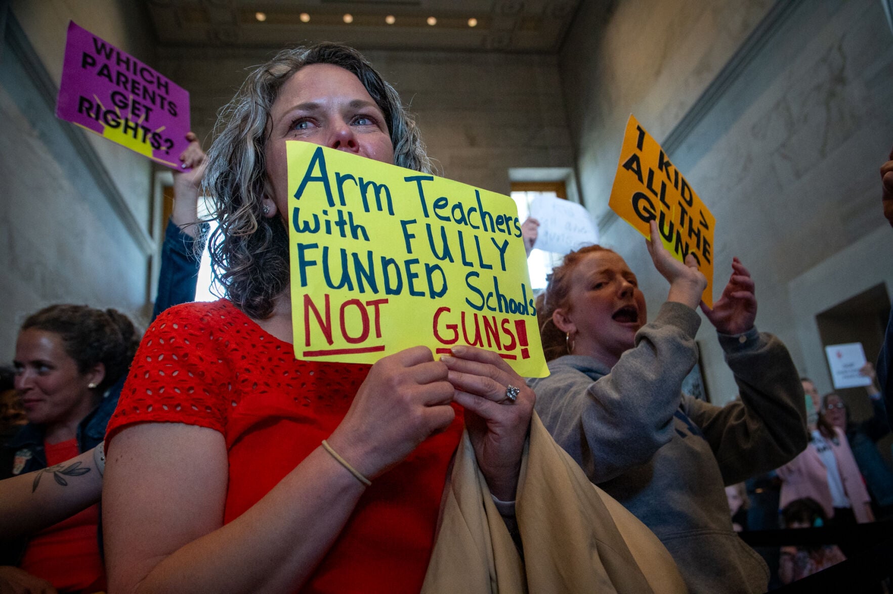 Arming Teachers protest