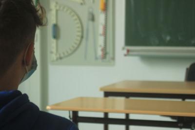 Student with Mask