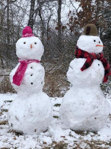 two snowmen