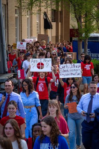Students rally against bill that would allow teachers to carry concealed firearms in schools