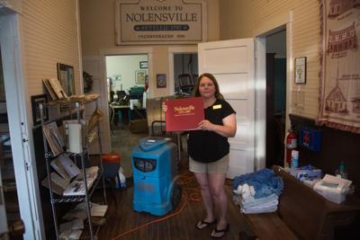 Historic Nolensville School Museum flood damage Sept 2020 1