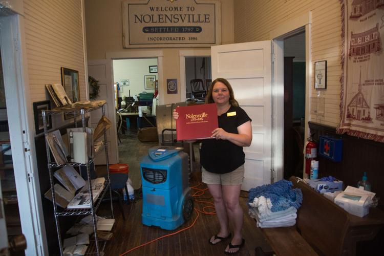 Historic Nolensville School Museum flood damage Sept 2020 1