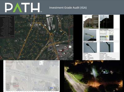 A slide from a PATH Streetlight Conversion Project presentation for the City of Brentwood