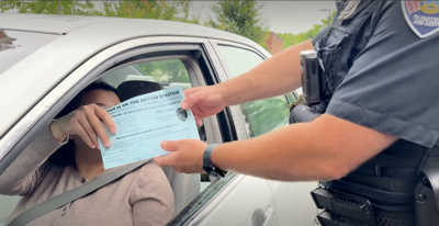 Blue envelope - Nolensville Police Department