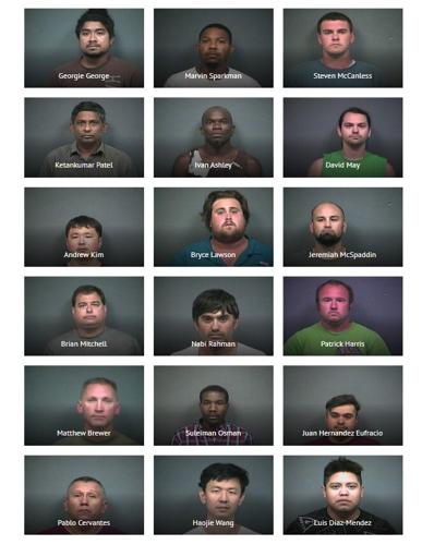 TBI Spring Hill sex sting operation July 2021 suspect mug shots