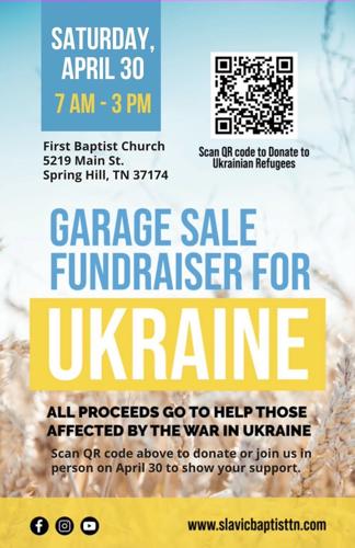 Ukrain yard sale poster