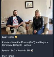 Hanson appears with Nazi again as her campaign platforms white nationalist talking points