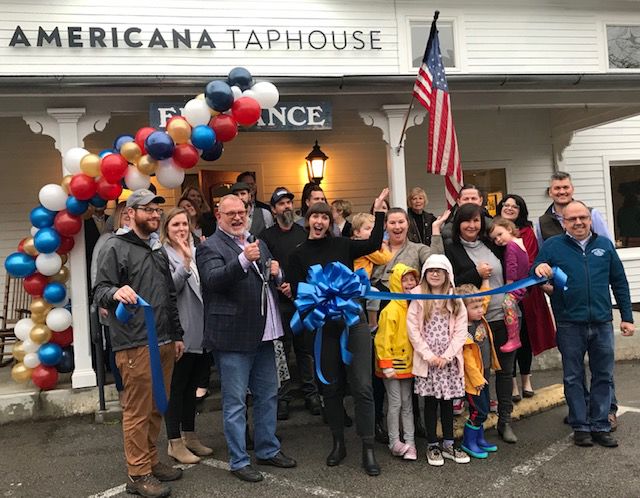 Americana Taphouse ribbon cutting