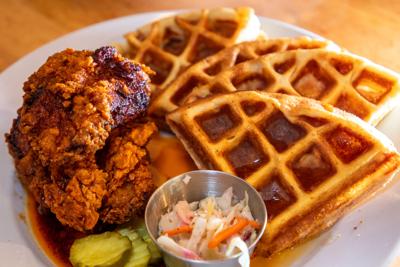 Hot Chicken and Waffles - Ruby Sunshine